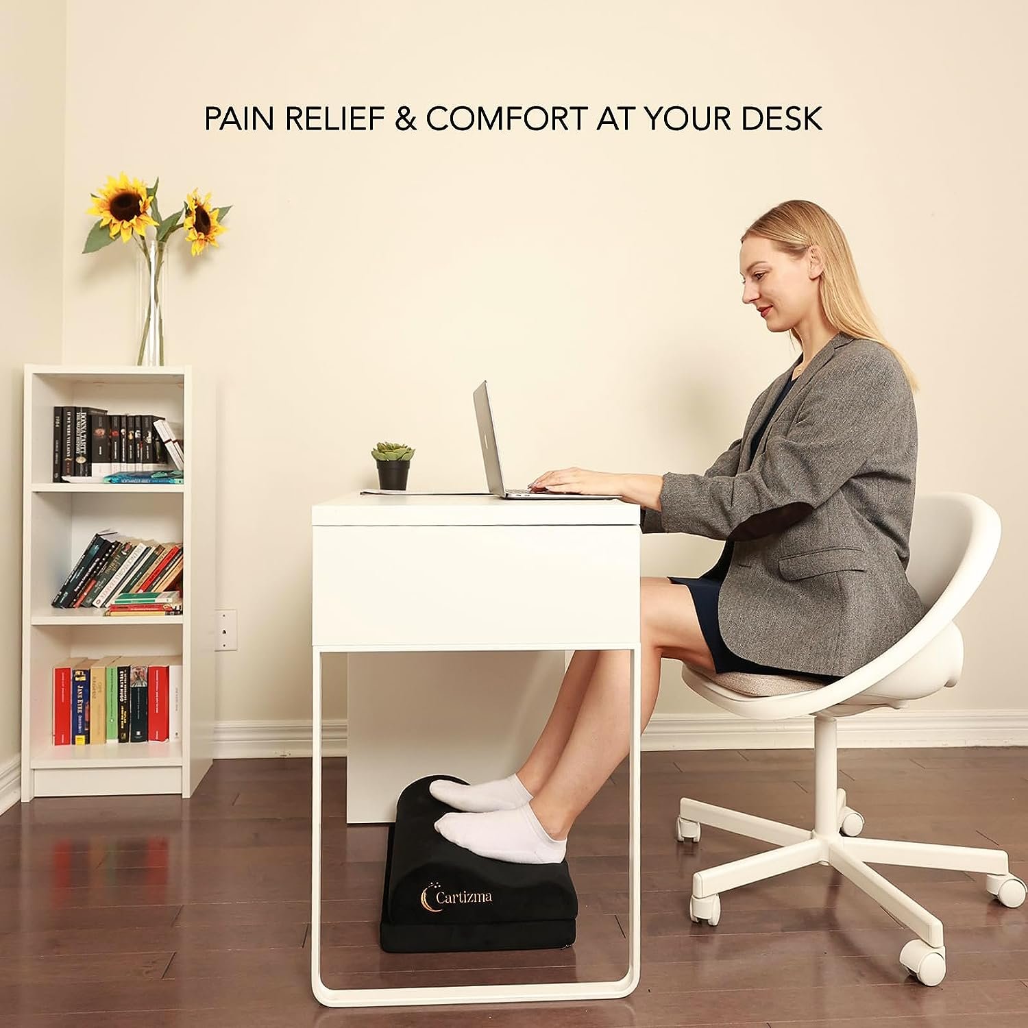 3 Quality Ergonomic Under Desk Foot Rest 3