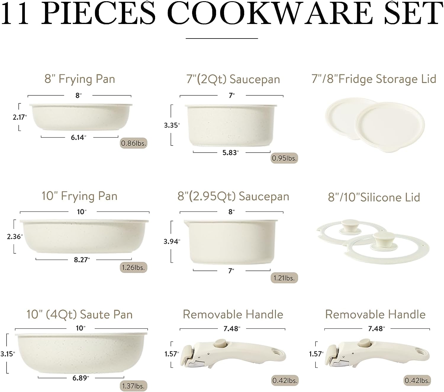 Carote 11pcs Pots And Pans Set Review