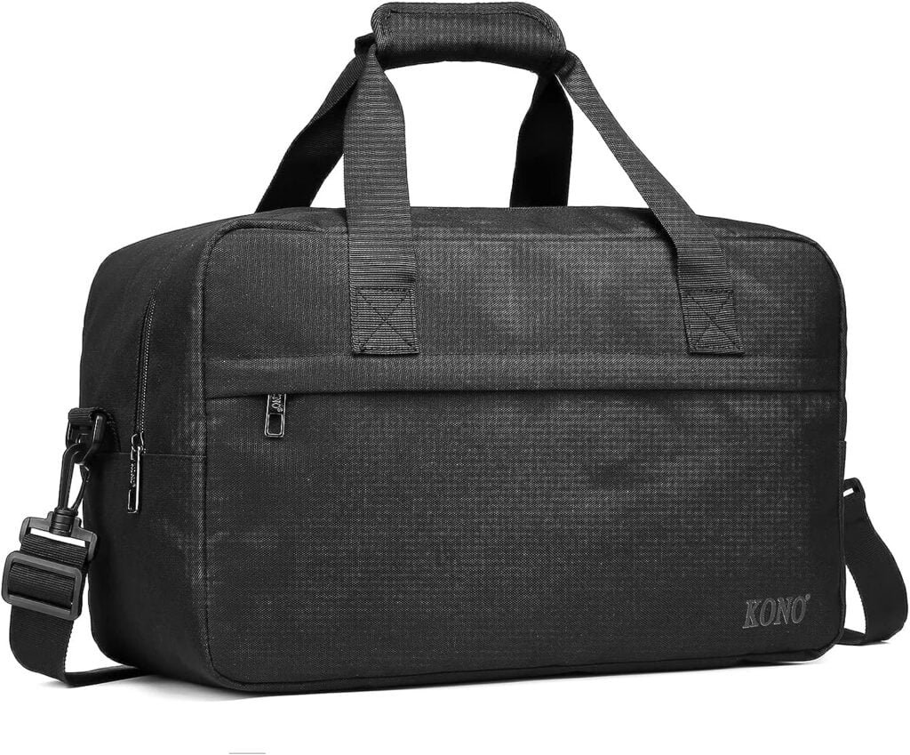 Kono 40x25x20 Cabin Bag 20L Under Seat Flight Bag Holdall Carry-on Luggage Travel Bag Unisex