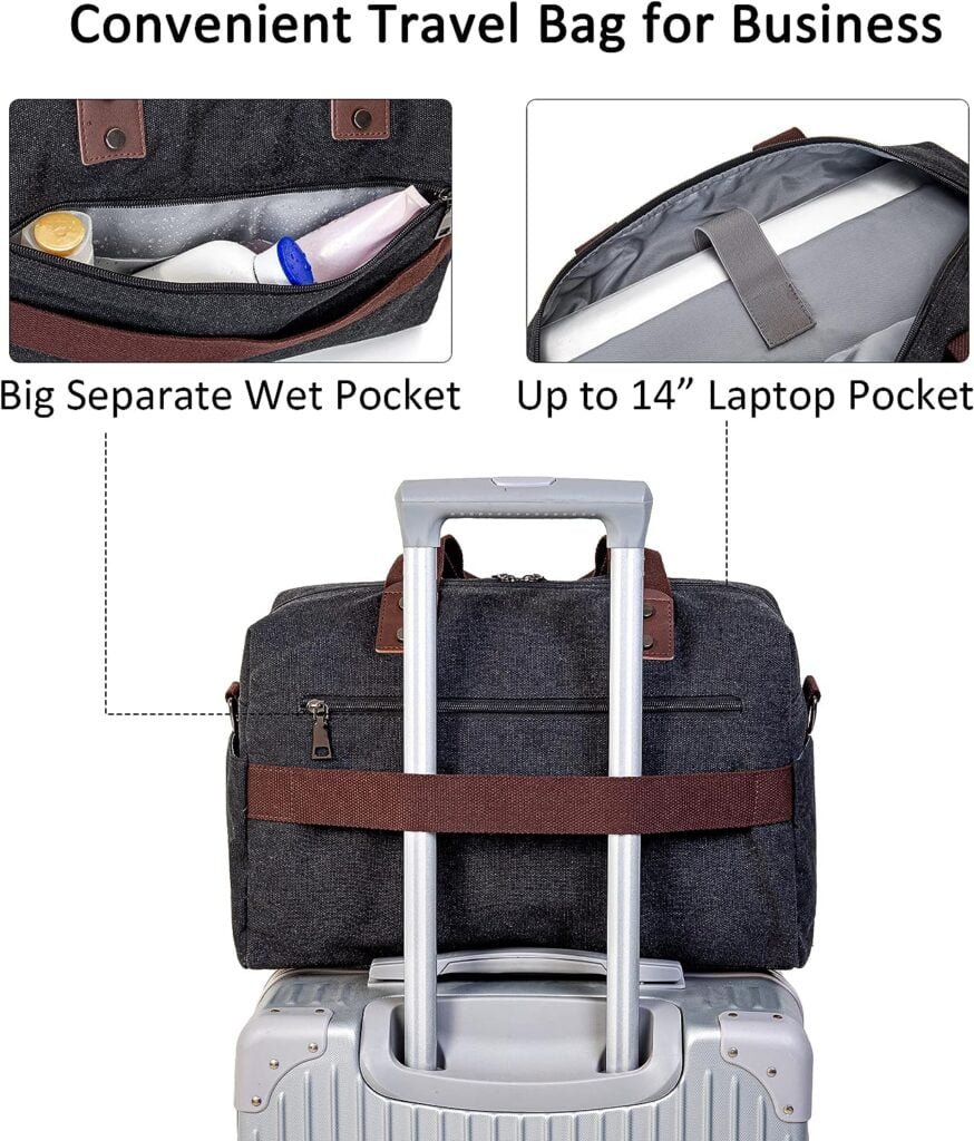 VMIKIV for Ryanair Cabin Bags 40x20x25 Underseat Carry-ons Bag Hand Luggage Travel Bags,Separate Wet Pocket,Laptop Compartment