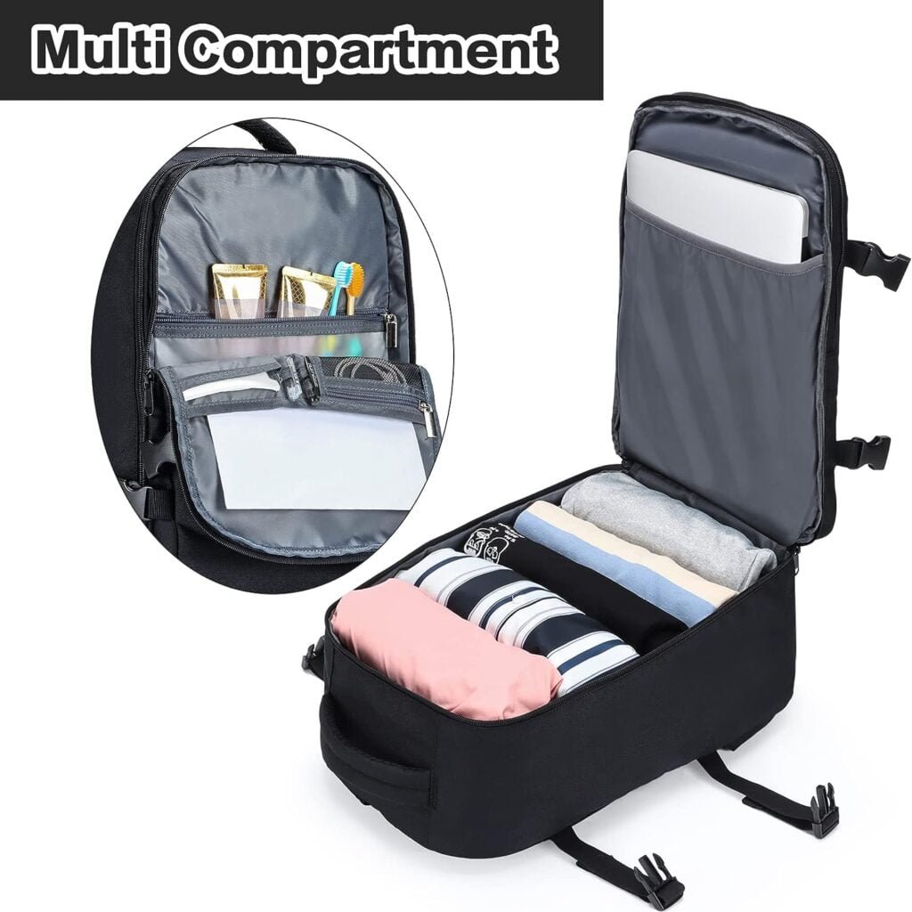 xlodea for Ryanair Cabin Bags 40x20x25 Underseat Carry-ons Bag Hand Luggage Travel Backpack Cabin Size with USB Port, Trolley Sleeve, Wet Pocket, Laptop Compartment