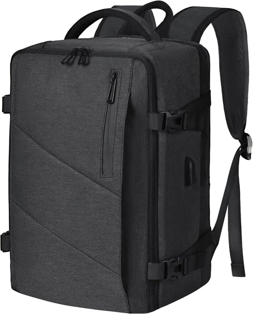 Cabin Bags for Ryanair/Wizzair 40x20x25 Carry On Backpack Underseat Hand Luggage Bag Travel Cabin Size 20L Waterproof Outdoor Day School Bag Sports Laptop Hiking Backpack(Gray)