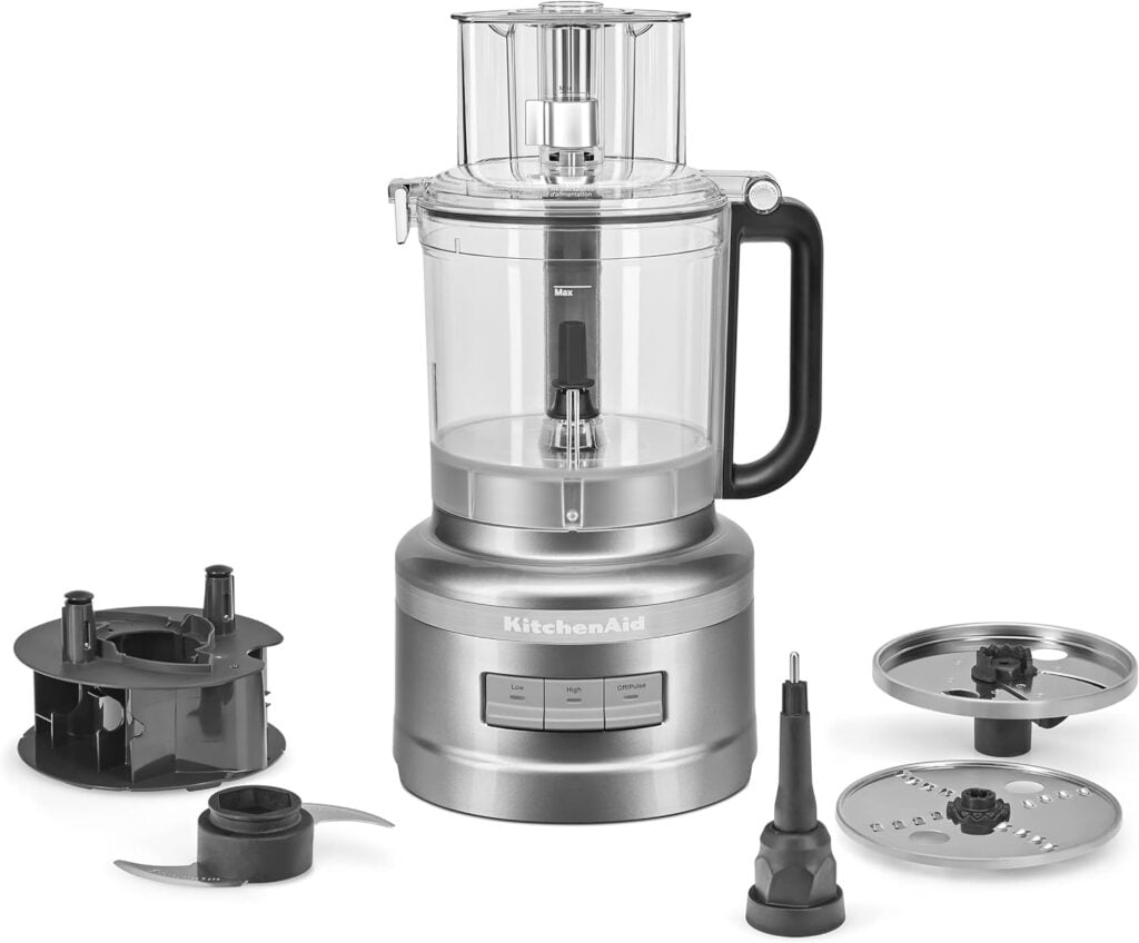 KitchenAid 13 Cup Food Processor, Contour Silver