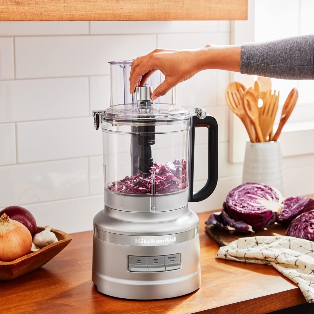 KitchenAid 13 Cup Food Processor, Contour Silver