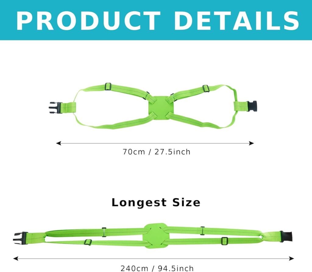 Travelkin Luggage Bungee Strap for Suitcases TSA Approved, Travel Bag Bungee Belt for Suitcases Add a Bag (Green)