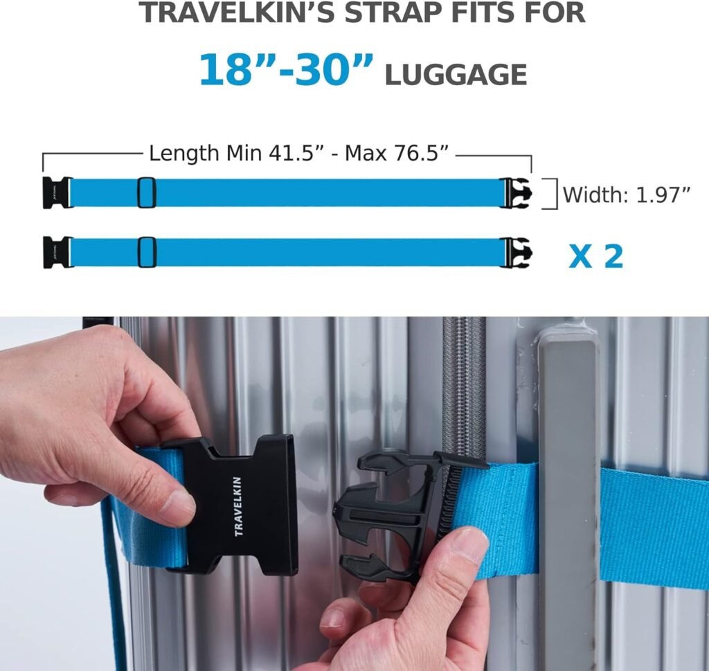 Travelkin Luggage Straps,Suitcase Belts Travel Accessories