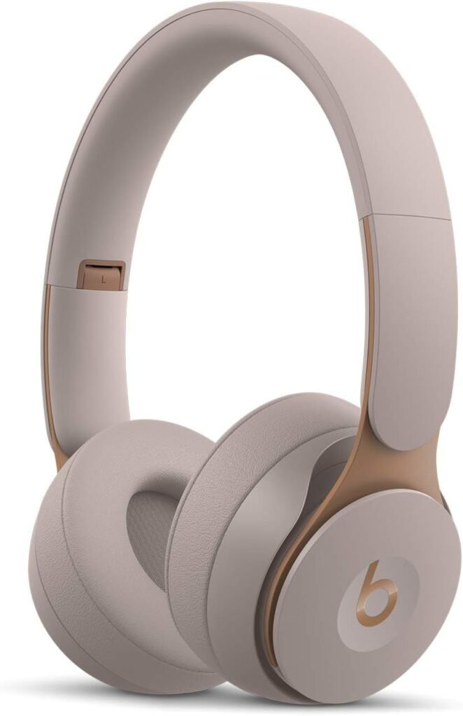 Beats Solo Pro Wireless Noise Cancelling On-Ear Headphones - Apple H1 Headphone Chip, Class 1 Bluetooth, 22 Hours of Listening Time, Built-in Microphone - Gray