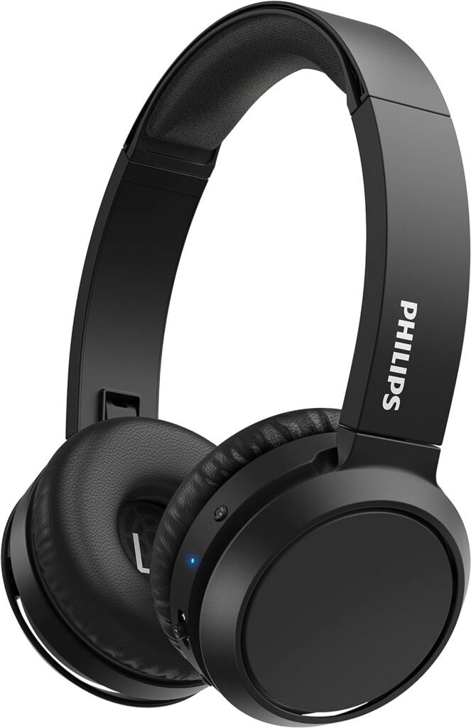 PHILIPS H4205 On-Ear Wireless Headphones with 32mm Drivers and BASS Boost on-Demand, Black