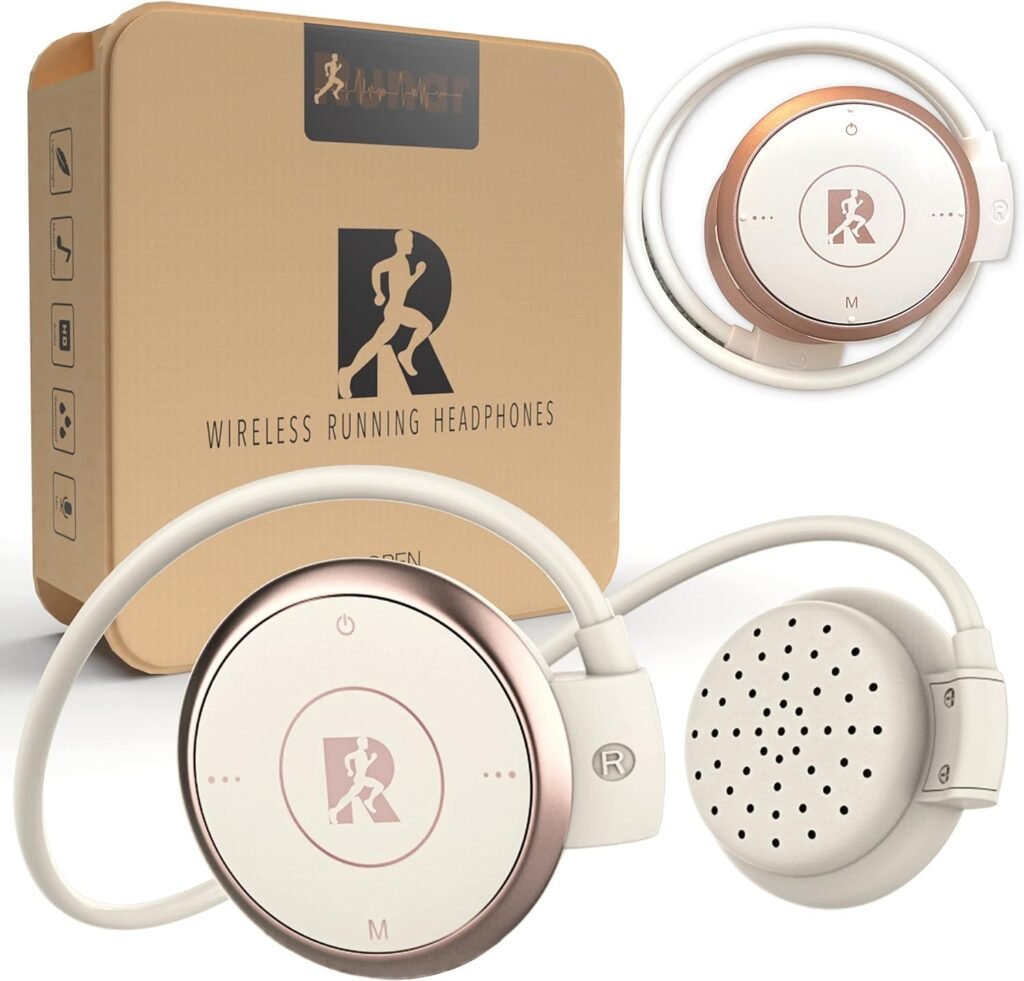 Running Headphones; Wireless Bluetooth V5.0 Headset Especially Designed for Runners