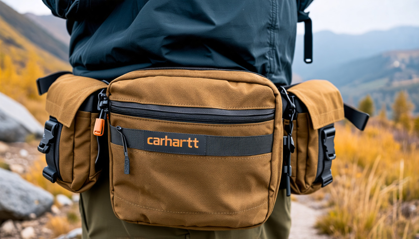 Carhartt Adjustable Waist, Durable, Water Resistant Hip Pack, Mink, One Size