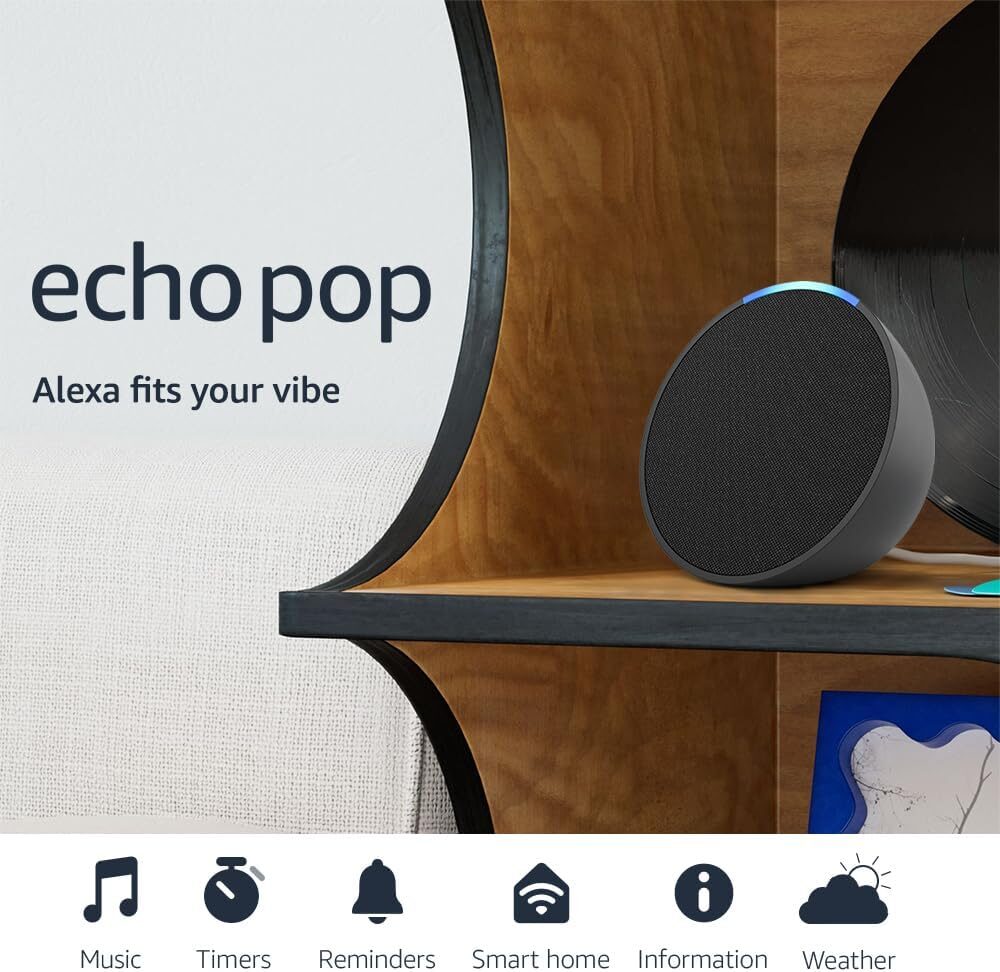 Discover the Amazon Echo Pop: The Perfect Compact Alexa Speaker for Any Space!