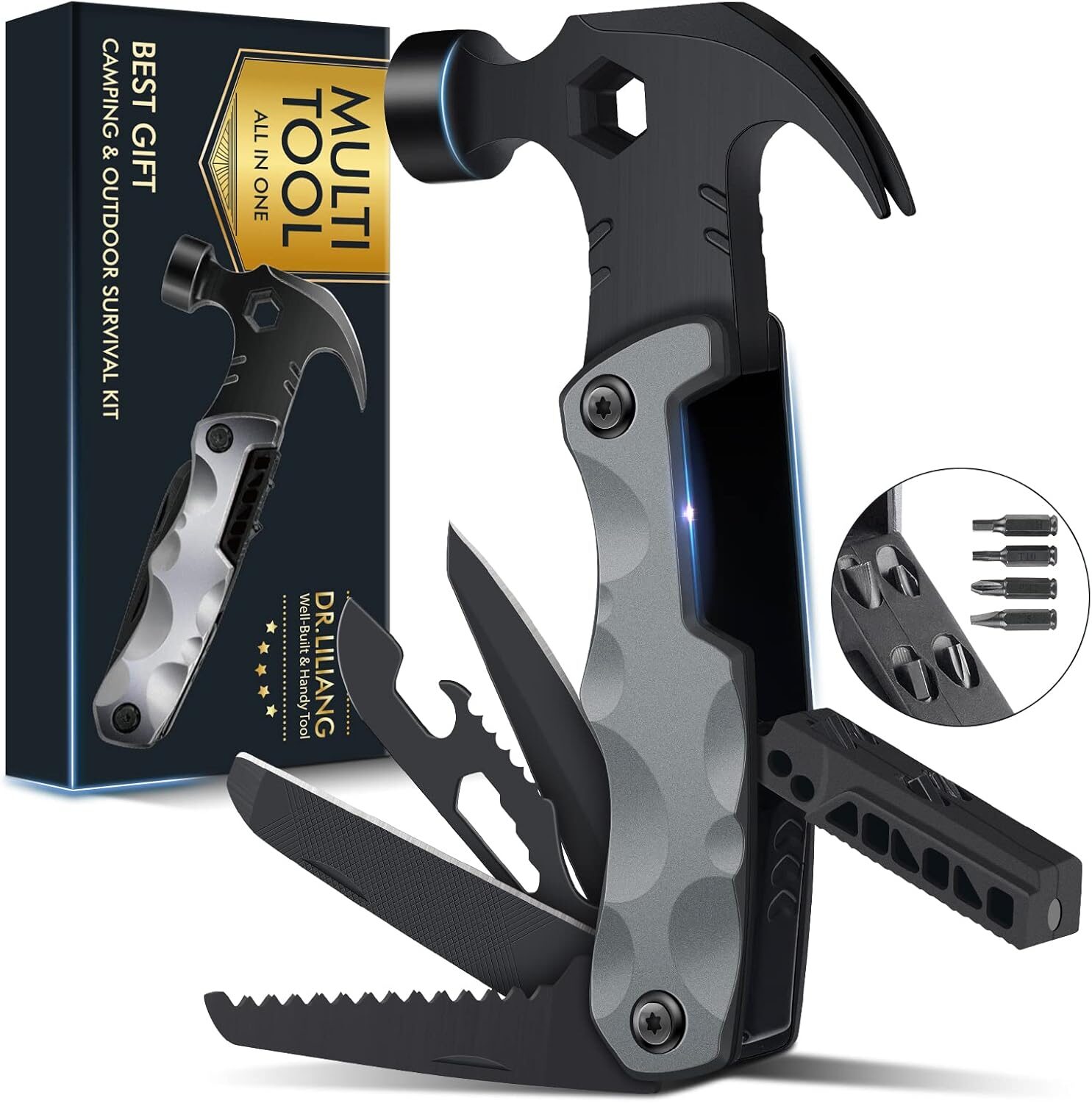 13-in-1 Survival Multi Tool: The Ultimate Gift for Adventurers and Dads!