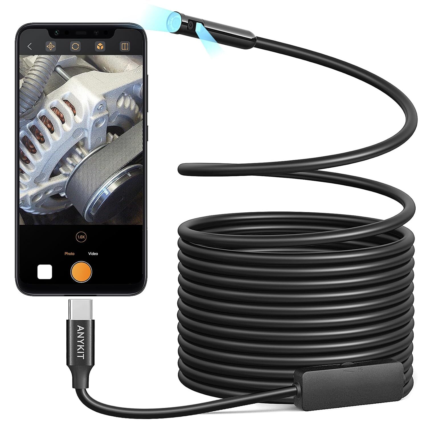 Anykit Dual Lens Endoscope Camera: Your Ultimate Inspection Solution!