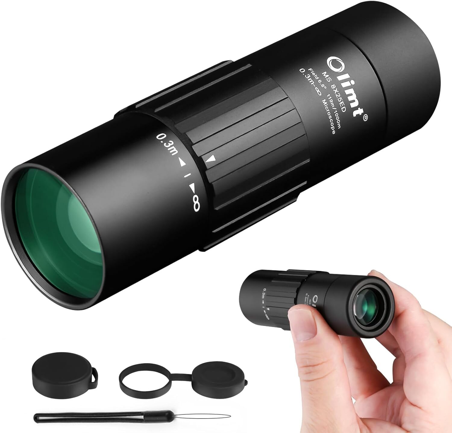 Discover the World Up Close: 8x25 Mini Pocket Monocular Review