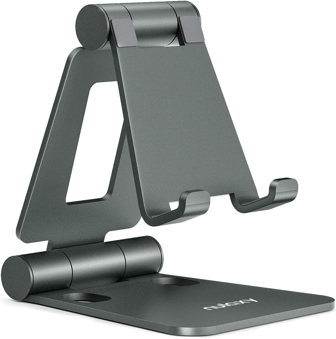 Nulaxy Dual Folding Cell Phone Stand: Your Ultimate Adjustable Desktop Companion!