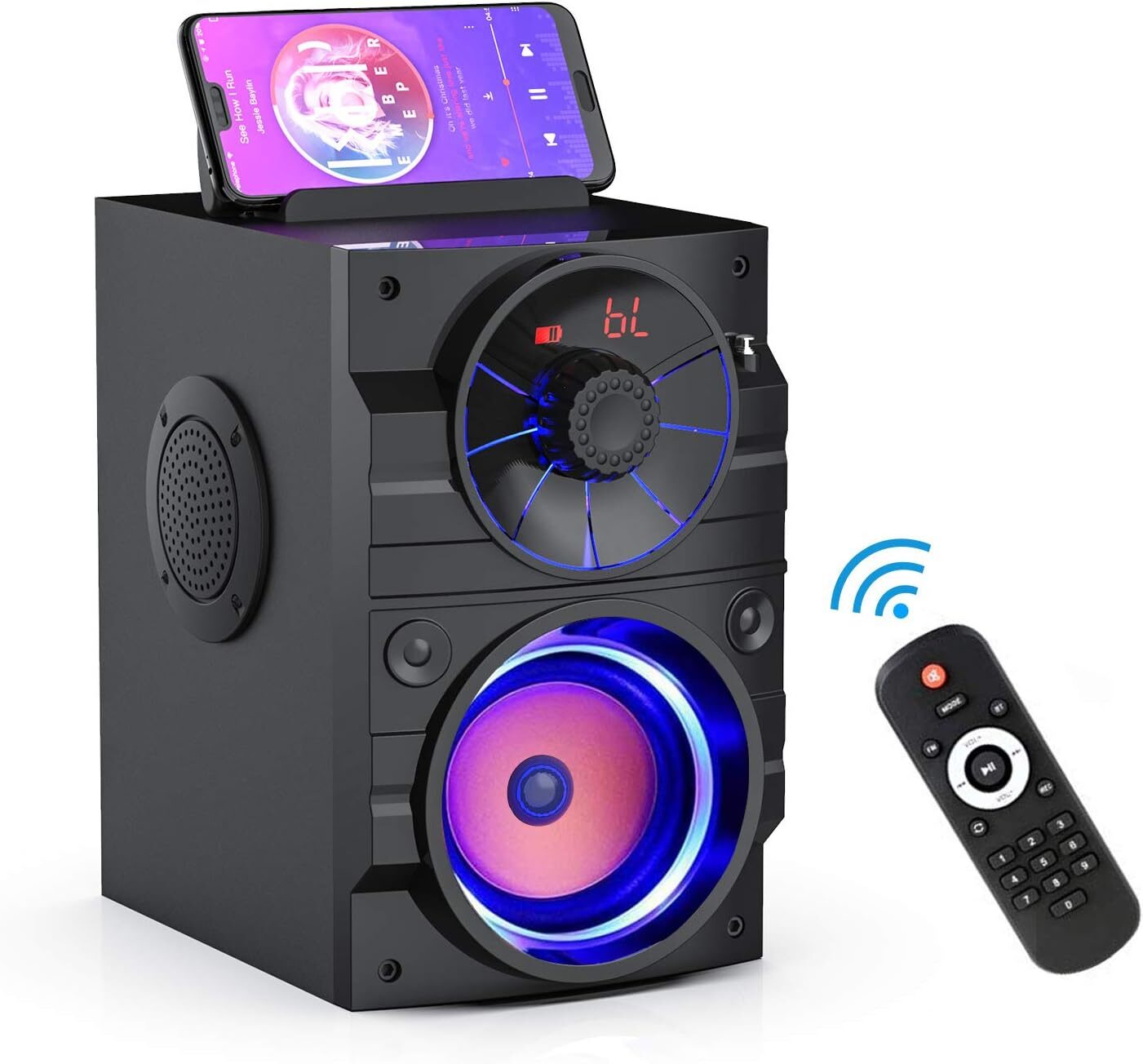 Unleash the Party: Review of Portable Big Bluetooth Speakers with Light & Bass
