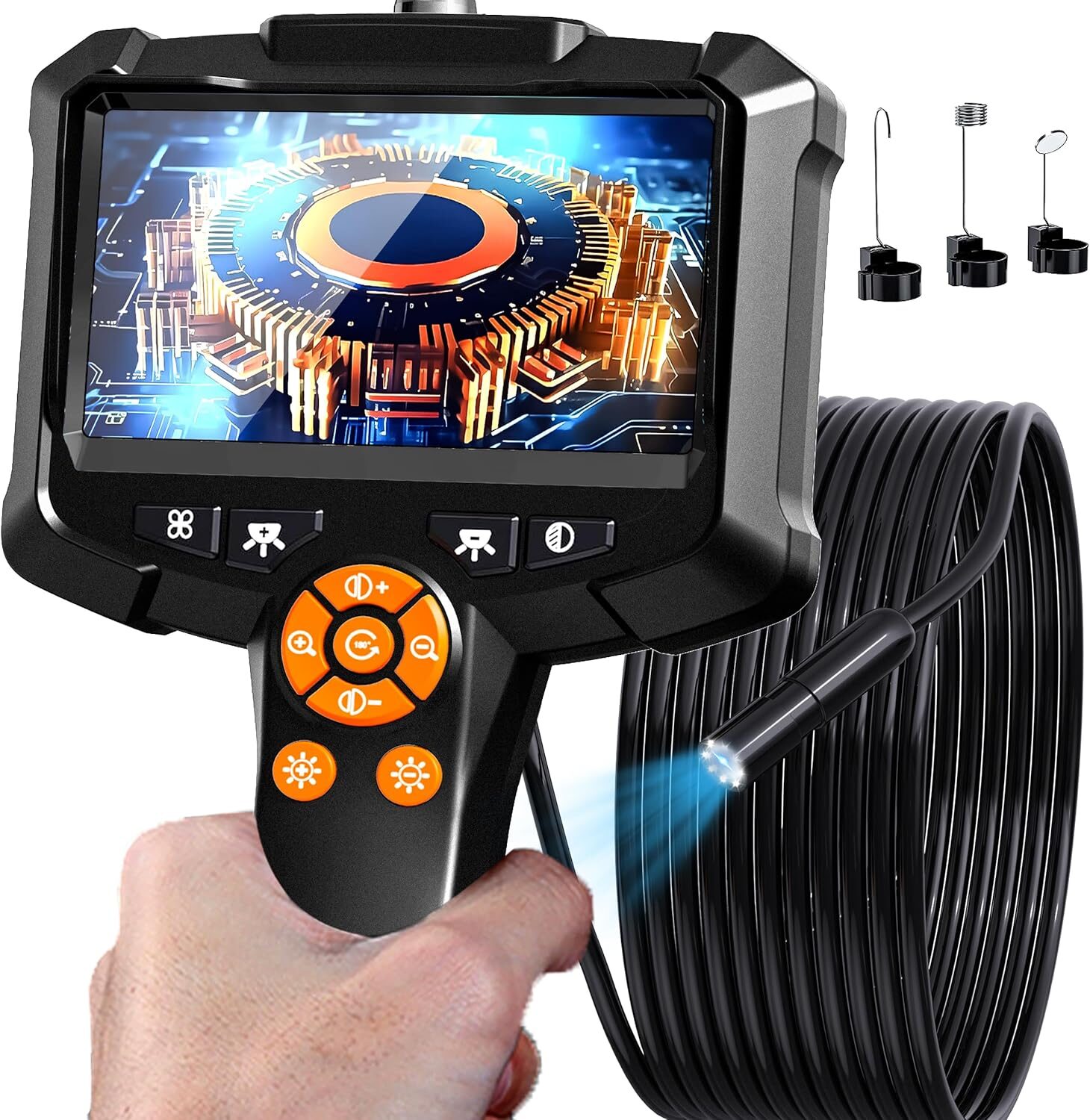 Illuminate Your Inspections: Review of the 1080P HD Endoscope Camera with Adjustable LED Lights