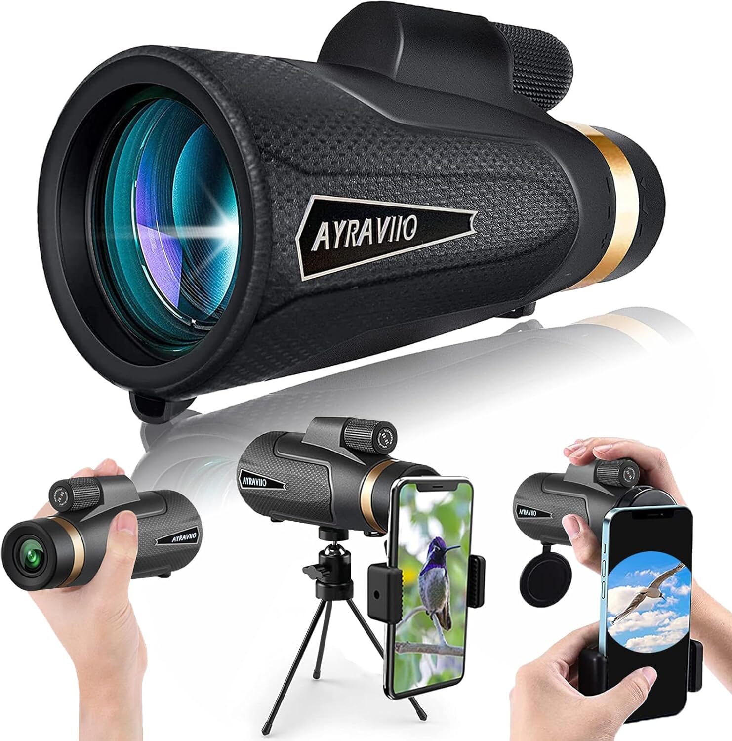 See the World Clearly: Review of the 12x60 Monocular Telescope with Smartphone Holder