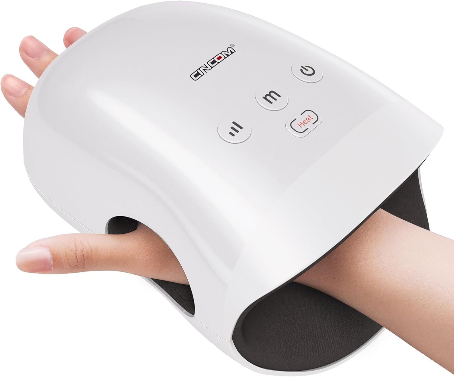 Soothe Your Hands: CINCOM Cordless Massager with Heat & Compression for Arthritis Relief