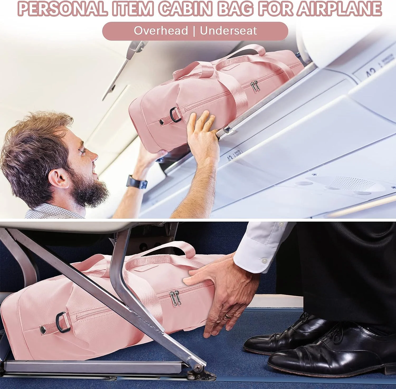 Hayayu for Ryanair Cabin Bags 40x20x25 Hand Luggage Bag Convertible Cabin Bag 45x36x20 for Easyjet Underseat Carry On Bag for Planes Travel Bag Overnight Weekend Bag for Women Men Hayayu for Ryanair Cabin Bags 40x20x25 Hand Luggage Bag Convertible Cabin Bag 45x36x20 for Easyjet Underseat Carry On Bag for Planes Travel Bag Overnight Weekend Bag for Women Men